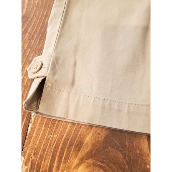 Talbots Capris Tan Perfect Skimmer Slim Leg Pedal Pusher 8P - Picture 2 of 10